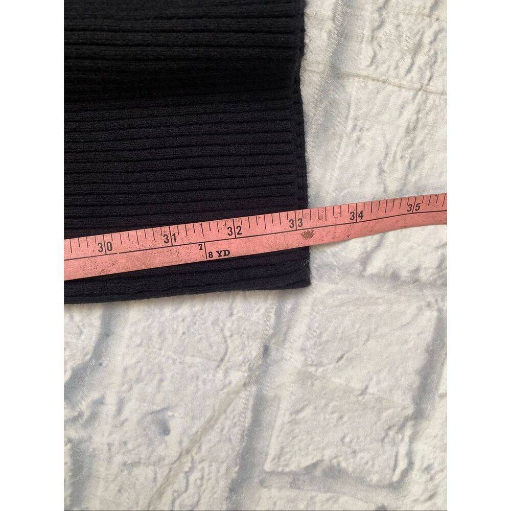 Express women M pull on ribbed sweater pants w/tie drawstring brand new black - Picture 8 of 8